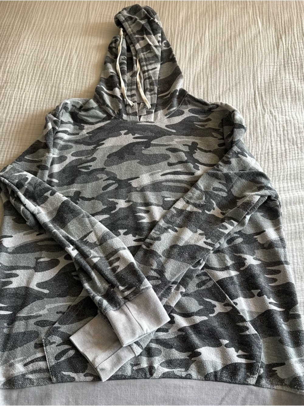 Gray Camouflage Hoodie